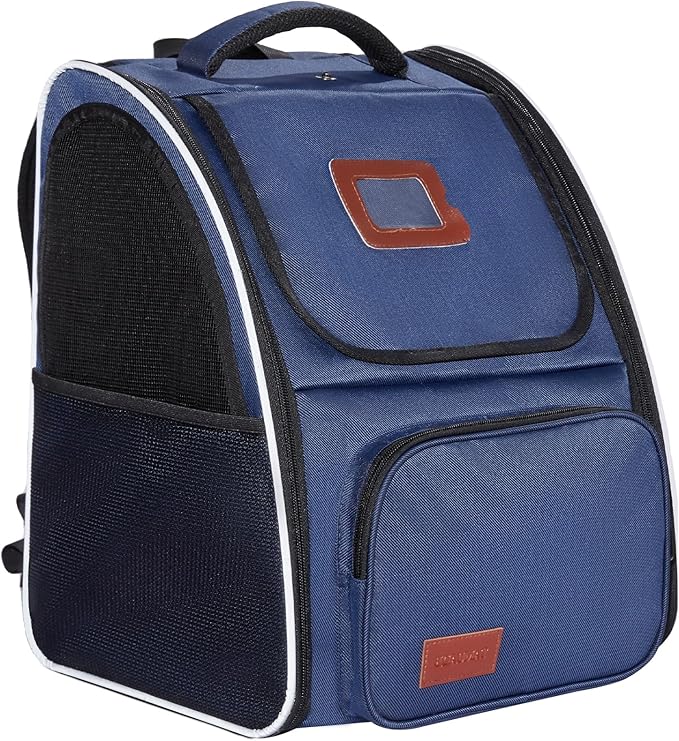 Cat Backpack Carrier Expandable Cat Hiking Backpack Up to 20 LB Cat Travel Backpack Breathable Pet Carrier Backpack Pet Backpack for Small Dogs Medium Large Cats