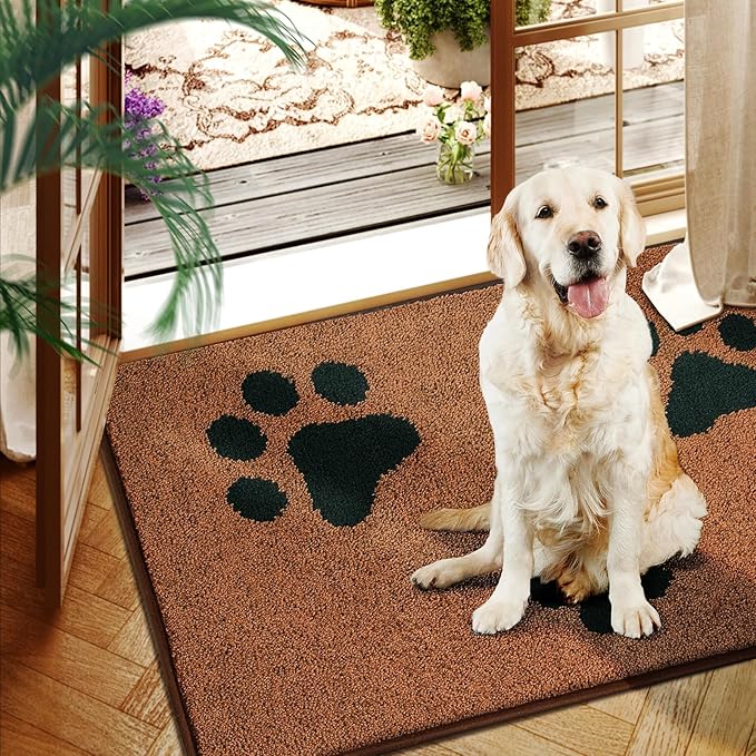 Mibao Door Mat Indoor 47" x 31.5", Brown