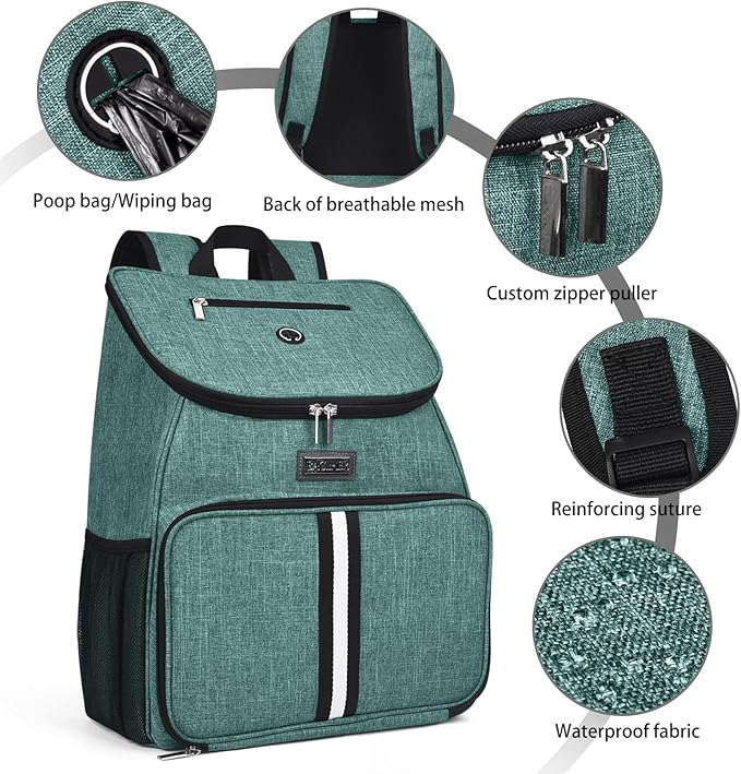 BAGLHER丨Dog Travel Bag 2 Silicone 2 Food