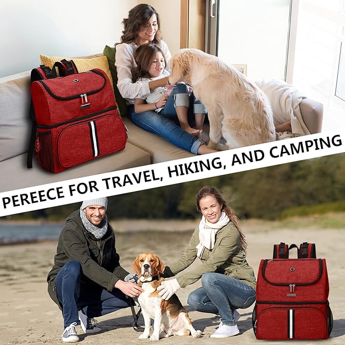 BAGLHER Pet Travel Bag 2 Silicone 2 Food