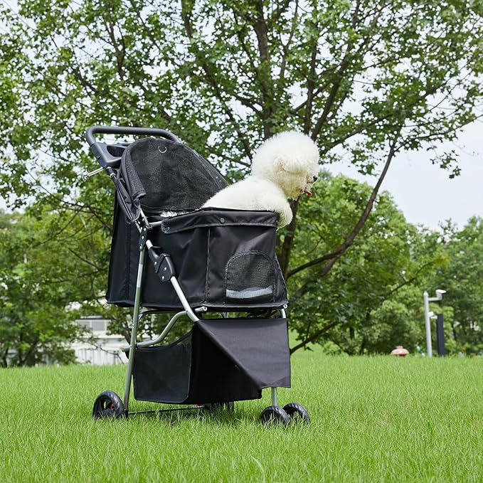 Sweetcrispy Pet Stroller for Dogs and Cats