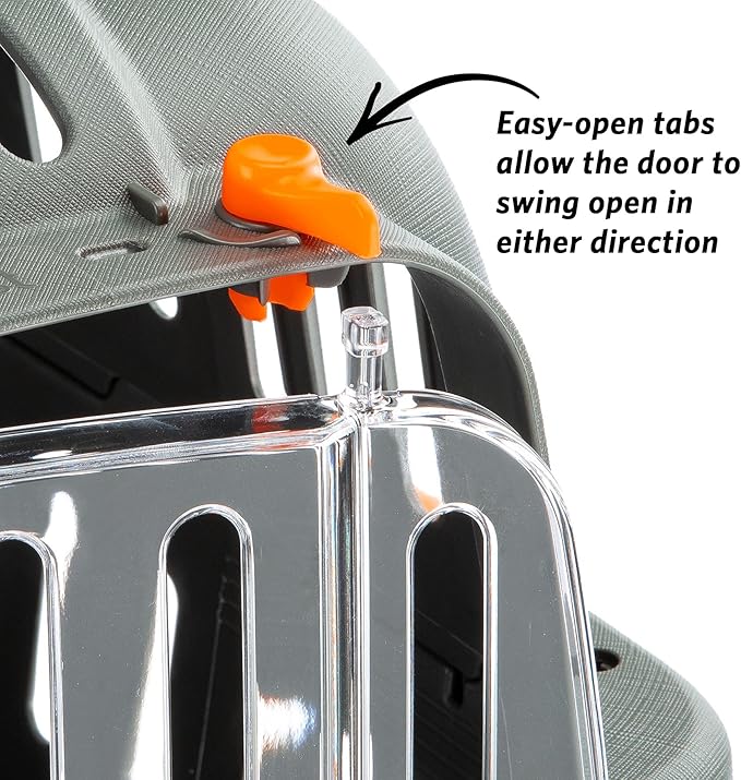 Ferplast Jet Pet Carrier: Value Dog Carrier Suitable for Toy Dog Breeds & Small Cats 18.51L x 12.6W x 11.42H inches,