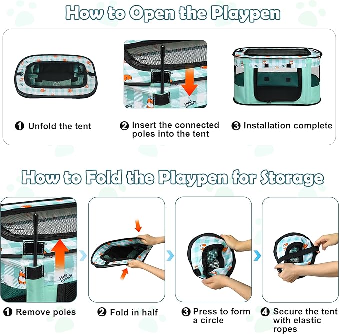 Cat Carrier Pet Carrier for Cat Travel Carrier Soft-Sided Cat Bag Puppy Dog Carrier with Carrying Case and Mat