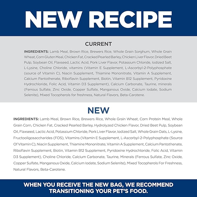 Hill's Science Diet Adult 1-6, Adult 1-6 Premium Nutrition, Small Kibble, Dry Dog Food, Lamb & Brown Rice, 15.5 lb Bag