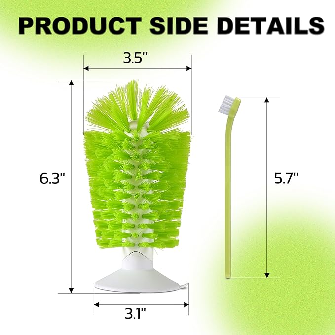 Turtle Brush with Suction Cup