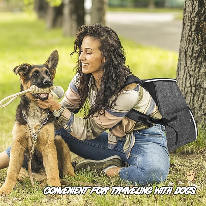 BAGLHER 丨Dog Travel Bag Backpack 2 Silicone 2 Food