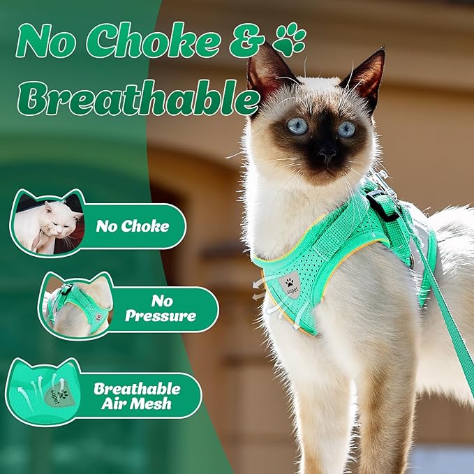 Supet Cat Harness and Leash Set for Walking
