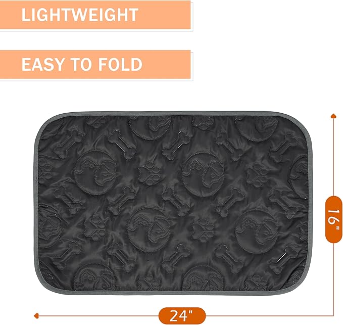 Kritter Planet Pack of 2 Waterproof Dog Bed Pad 16 x 24 inch