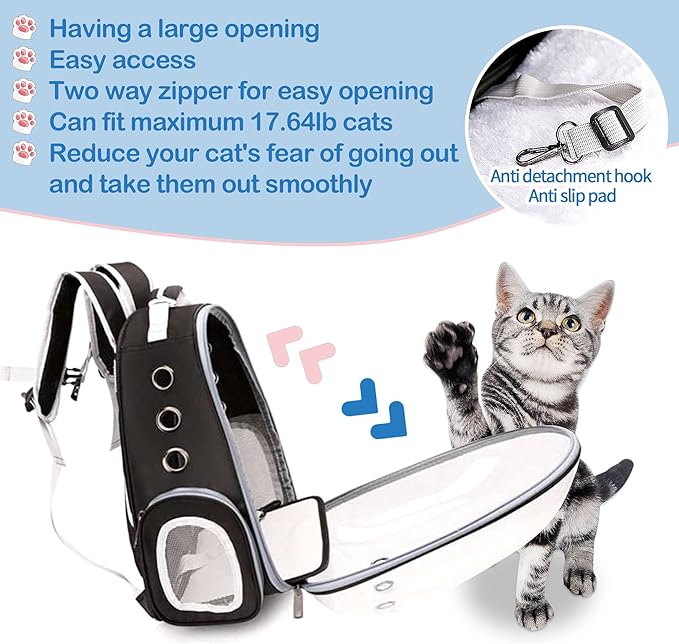 Cat Backpack Carrier Bubble Bag Space Capsule Pet Carrier Dog Hiking Backpack