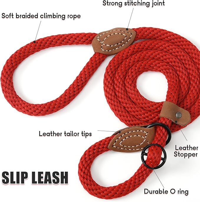 Mile High Life Slip Leads for Dogs 4 Feet
