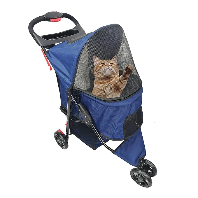 AmorosO Pet Stroller for Convenience and Mobility