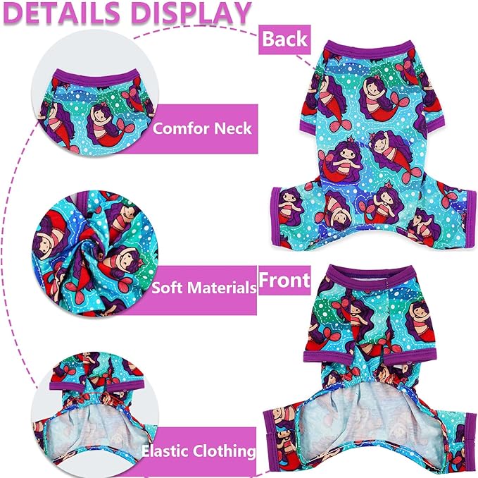 Dog Clothes for Small Dogs Dog Pajamas Dog