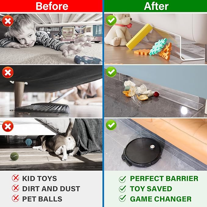 Antimbee Clear Under Furniture Blocker (H1.6 4Pack)