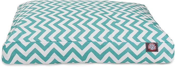 Teal Chevron Extra Large Rectangle Indoor Outdoor Pet