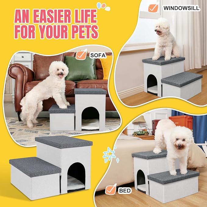 Dog Stairs for High Beds 22 inches(2