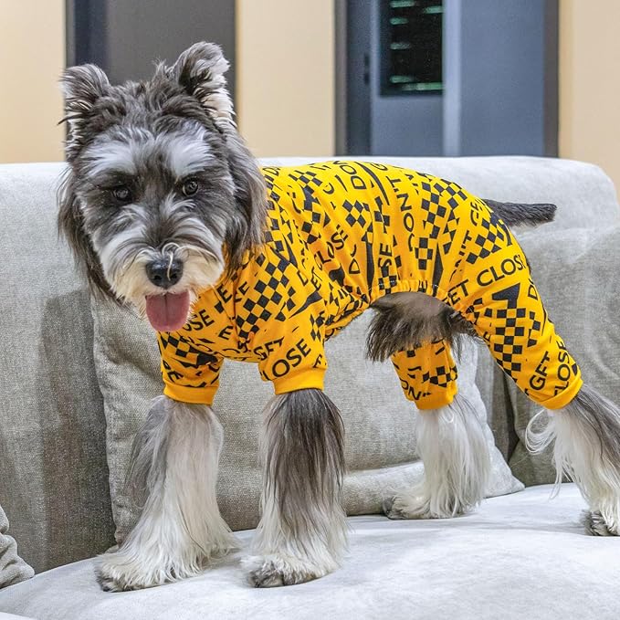 CuteBone Turtleneck Dog Pajamas Pet Clothes Thermal Dralon Onesie Cashmere High-Necked Puppy Pjs Coat GP03S