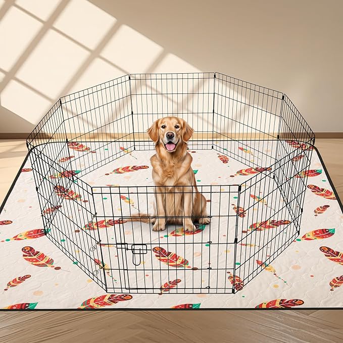 Dog Pee Pads Washable: 2 Pack Reusable Puppy Pads 36x41 Inch