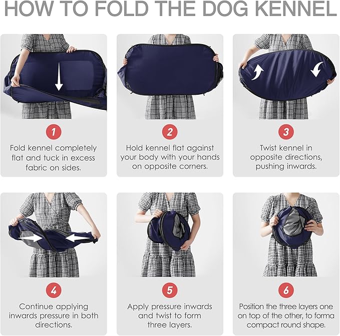 Love's cabin 36in Portable Large Dog Bed