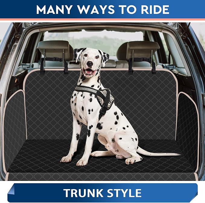 Dog Car Seat Cover Dog Seat Cover for Back Seat Scratch Prevention Dog Hammock Protects Against Dirt Dog Seat Covers for Cars Fits for Small SUVs and Trucks 54"x 58"