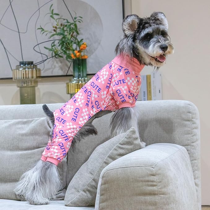CuteBone Turtleneck Dog Pajamas Pet Clothes Thermal Dralon Onesie Cashmere High-Necked Puppy Pjs Coat GP02S