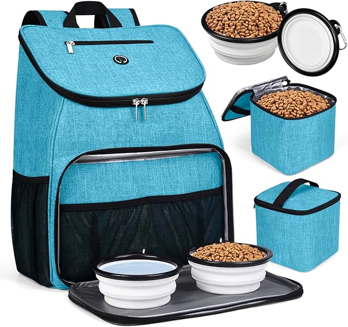 BAGLHER丨Dog Travel Bag 2 Silicone 2 Food