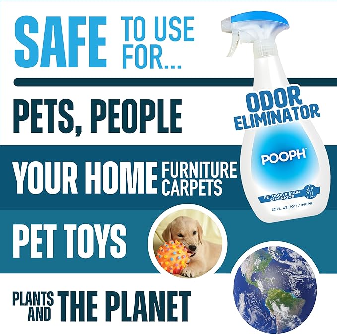 Pooph Pet Odor Eliminator 32oz Spray, 2-Pack -