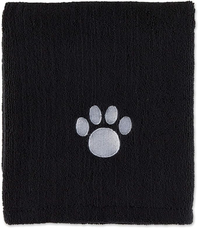 Bone Dry Pet Grooming Towel Collection Absorbent Microfiber X-Large 41x23.5", Embroidered