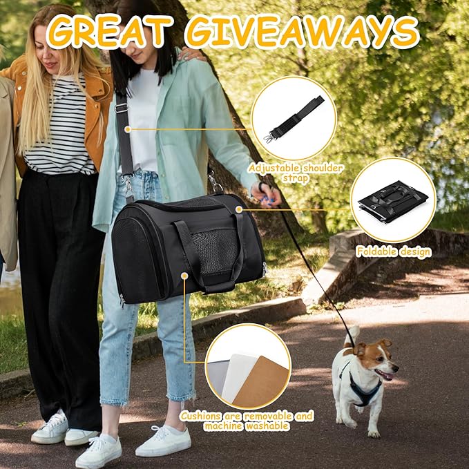 Cat Carrier Soft 20lbs, Collapsible