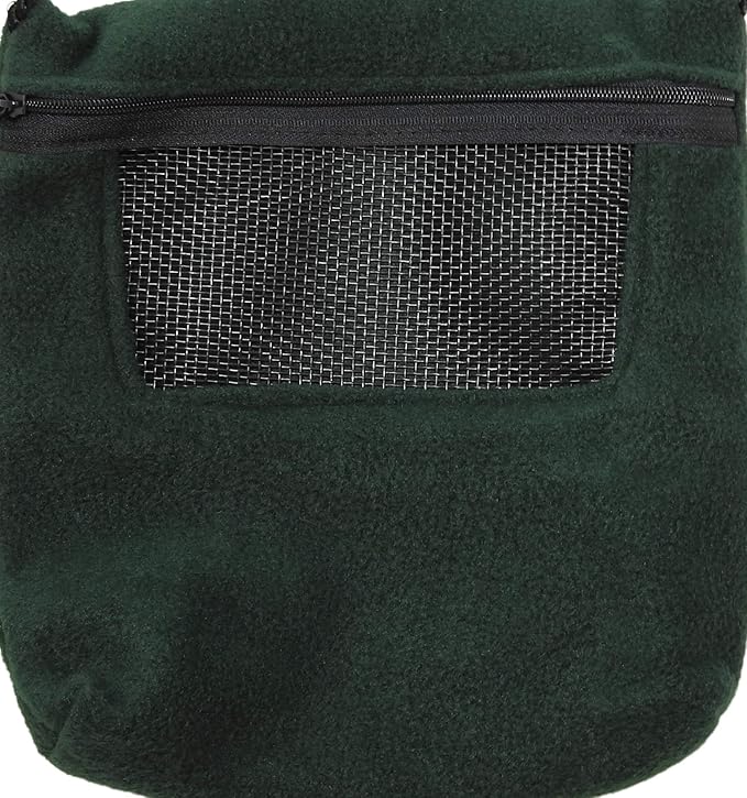 Bonding Carry Pouch for Sugar Gliders and Other Small Pets (Green)
