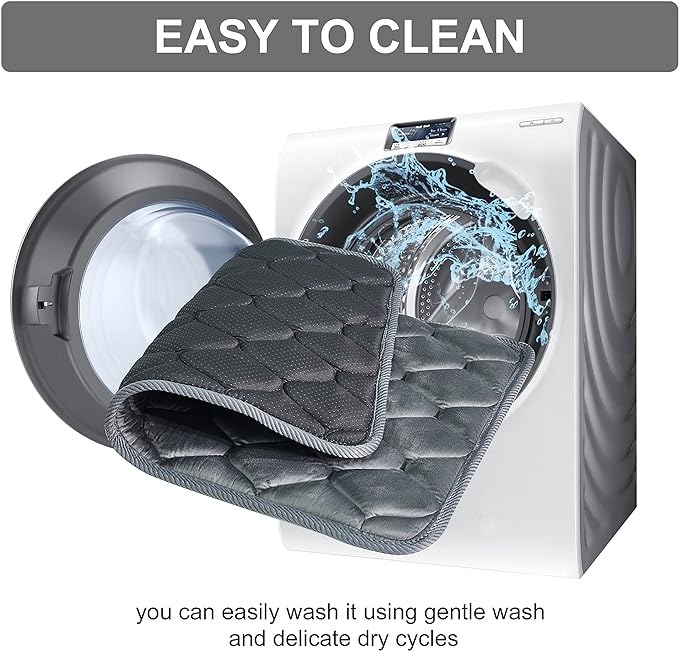 Dog Crate Mats Dogs(41x27,Grey)