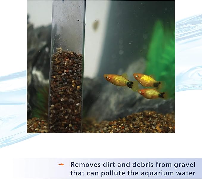 Aqueon Aquarium Siphon Vacuum Gravel Cleaner Mini 5 Inches