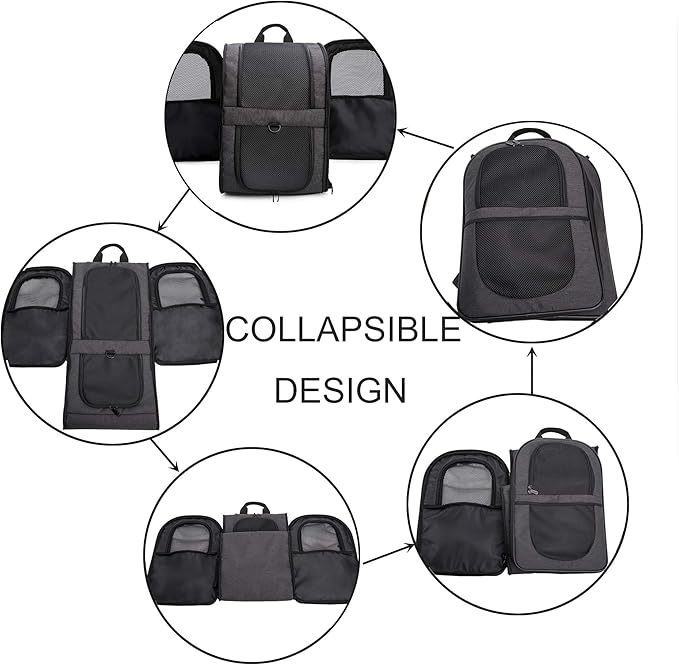 Apollo Walker Pet Carrier Backpack for Large/Small Cats and Dogs