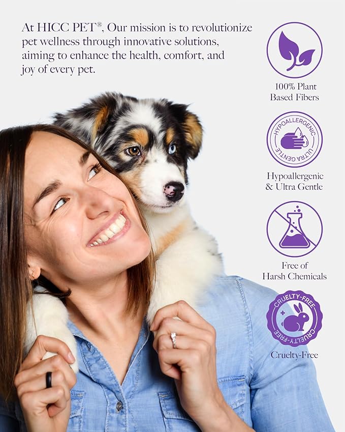 HICC PET Cleaning Deodorizing Wipes for Dogs & Cats 400 Counts