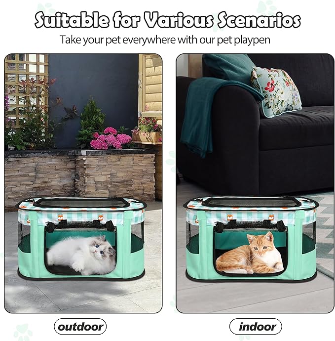 Cat Carrier Pet Carrier for Cat Travel Carrier Soft-Sided Cat Bag Puppy Dog Carrier with Carrying Case and Mat