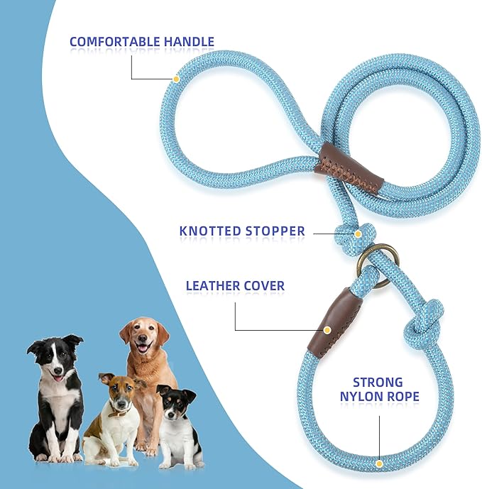 Mile High Life Slip Leads for Dogs 4 Feet