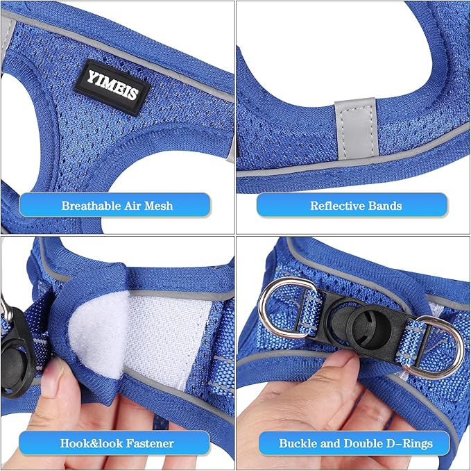YIMEIS Dog Harness and Leash Set 1)