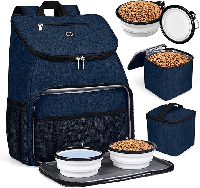 BAGLHER丨Dog Travel Bag 2 Silicone 2 Food