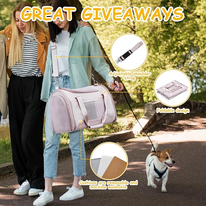 Cat Carrier Soft 20lbs, Collapsible