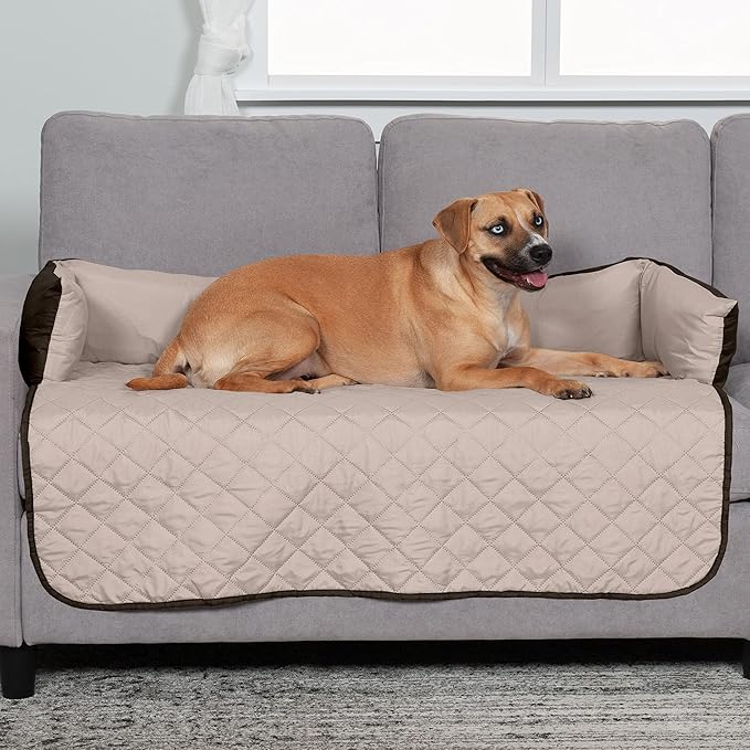 Furhaven Water-Resistant & Reversible 42" Wide Seat Cover Protector for Dogs & Cats