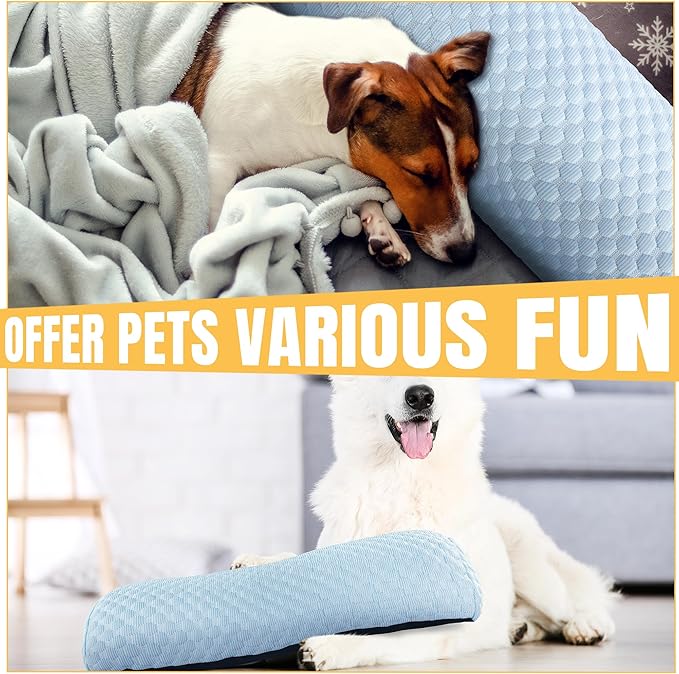 HOMBYS Cooling Dog Claming Pillow for Large and Medium Dogs Toy(25"x8", Light