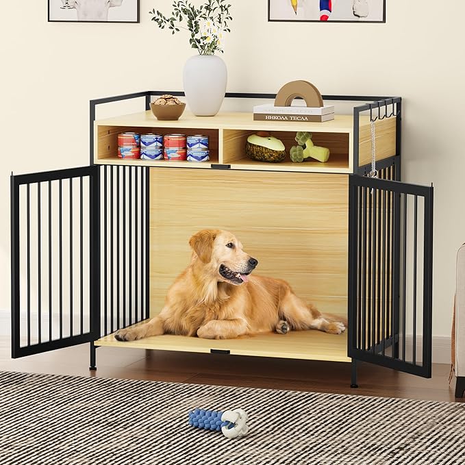 YITAHOME Large Dog Crate 41" Heavy 2 Drawers