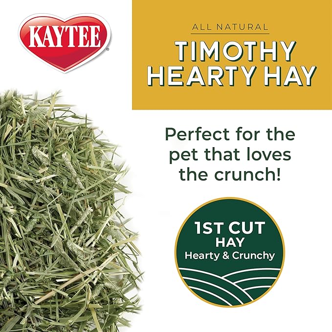 Kaytee Timothy Hearty Hay for Guinea Pigs 48 oz