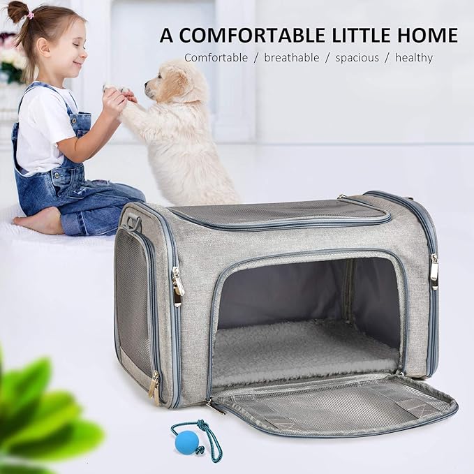 Henkelion Large Dog Cat Carriers Puppies up to 25Lbs