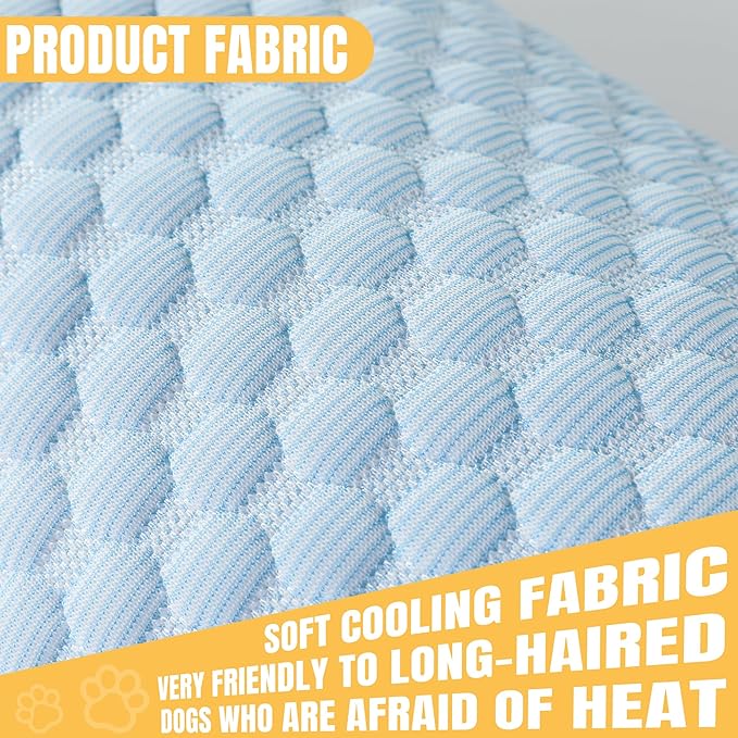 HOMBYS Cooling Dog Claming Pillow for Large and Medium Dogs Toy(25"x8", Light