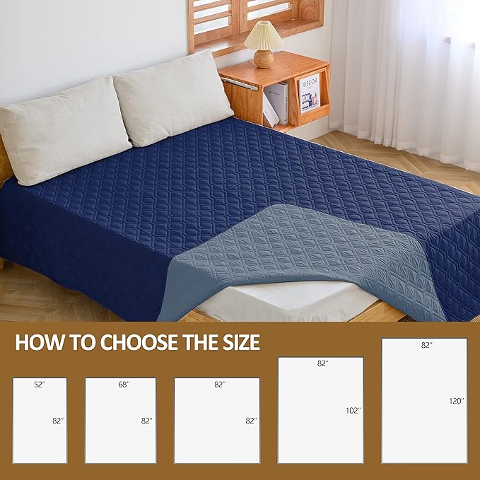 Waterproof Dog Bed Covers for Couch Protection Dog Pet Blanket Furniture Protector (68“X82