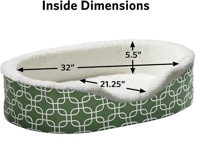 MidWest Homes for Pets Orthoperdic Egg-Crate Nesting Pet Bed w/ Teflon Fabric Protector