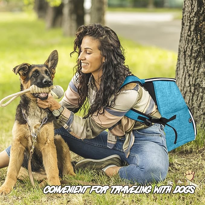 BAGLHER 丨Dog Travel Bag Backpack 2 Silicone 2 Food
