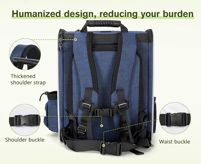Pecute Pet Carrier Backpack 18 Lbs