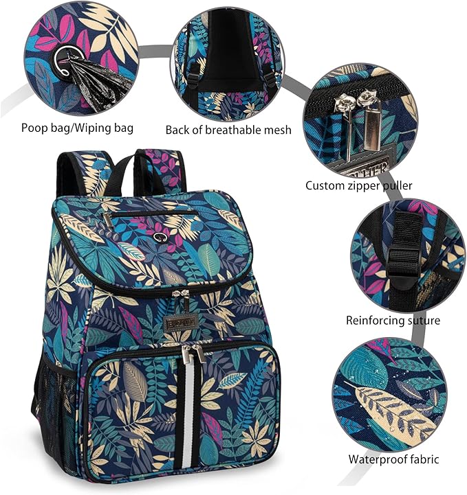 BAGLHER丨Dog Travel Bag 2 Silicone 2 Food