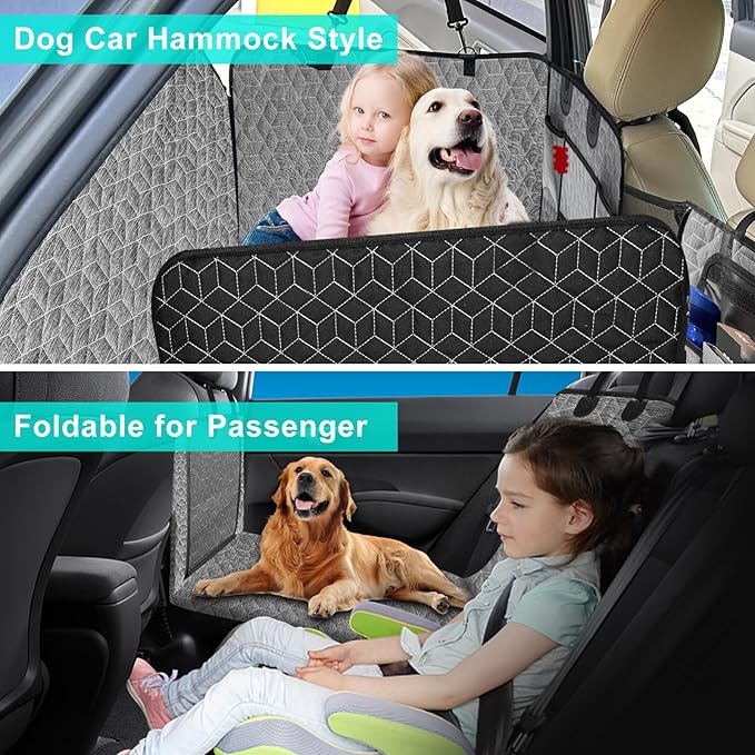 Back Seat Extender for Dogs Dog Seat Cover for Back Seat